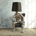 Лампа MALE MANNEQUIN LAMP с абажуром варинант исполнения - 3 | Loft Concept в Ижевске