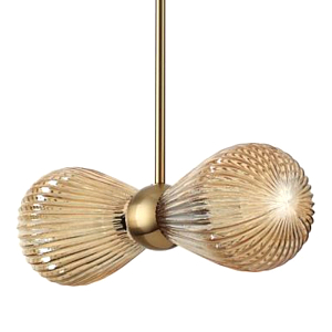 Подвесной светильник Cappadocia Золотой на 2 лампы 