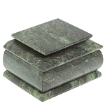 Шкатулка с зеркалом из натурального камня змеевик Stone Casket варинант исполнения - 2 | Loft Concept в Ижевске