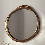 Зеркало в ассиметричной золотой раме Mirror of Aragorn варинант исполнения - 1 | Loft Concept в Ижевске