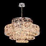 Люстра хрустальная в неоклассическом стиле на серебристом каркасе Majesty варинант исполнения - 1 | Loft Concept в Ижевске