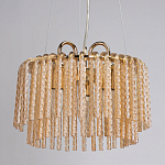 Люстра с подвесными рифлеными стеклянными трубками Nembus варинант исполнения - 4 | Loft Concept в Ижевске