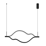 Подвесной светильник волнообразный изогнутый на двух тросах 123 см Spiral Lighting варинант исполнения - 4 | Loft Concept в Ижевске