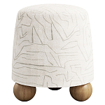 Пуф Wakonda ножки с деревянными шариками  варинант исполнения - 1 | Loft Concept в Ижевске