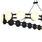 Люстра овальная с круглыми светодиодными источниками света Maxine Light варинант исполнения - 12 | Loft Concept в Ижевске