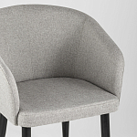 Мягкое кресло на металлических ножках Shaggy Grey варинант исполнения - 6 | Loft Concept в Ижевске