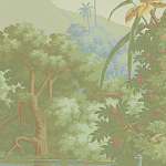 Обои ручная роспись Le Brésil Pastel варинант исполнения - 2 | Loft Concept в Ижевске