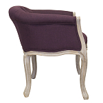 Кресло низкое в стиле прованс Louis French Armchair violet flax варинант исполнения - 1 | Loft Concept в Ижевске