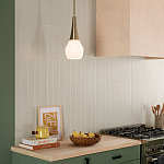 Подвесной светильник каплевидной формы с комбинированным плафоном из стали и белого матового стекла Kichler варинант исполнения - 15 | Loft Concept в Ижевске