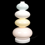 Настольная лампа из стеклянных сфер в пастельных тонах Высота 40 см Pastel Lunaria варинант исполнения - 1 | Loft Concept в Ижевске