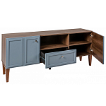 ТВ-тумба серая из массива бука с 2-мя дверками и ящиком Wenge Light варинант исполнения - 4 | Loft Concept в Ижевске