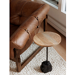 Двухместный диван Duncan винтажная коричневая кожа варинант исполнения - 7 | Loft Concept в Ижевске