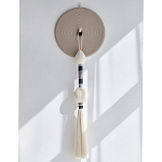 Аксессуар на стену диск из нитей Wall Decor White Thread Disc  варинант исполнения - 4 | Loft Concept в Ижевске