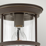 Потолочный светильник для ванных комнат со стеклянным плафоном и одной лампой Hinkley варинант исполнения - 10 | Loft Concept в Ижевске