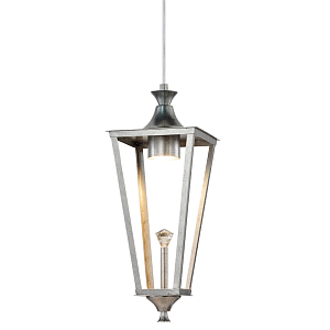 Подвесной светильник цвета античного серебра Fanarion