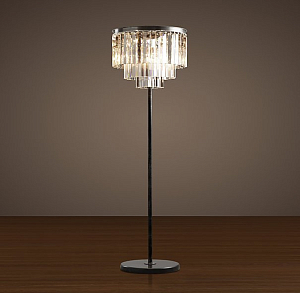 Торшер Odeon Clear Glass Floor Lamp