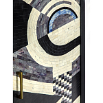 Буфет в гостиную с инкрустацией  Bone Inlay sideboard - 2 doors варинант исполнения - 4 | Loft Concept в Ижевске