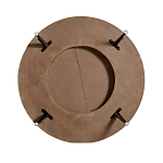 Журнальный столик с круглой фактурной столешницей из натурального дерева Vortex варинант исполнения - 3 | Loft Concept в Ижевске