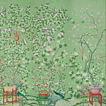 Обои ручная роспись Belvoir Pistachio варинант исполнения - 2 | Loft Concept в Ижевске