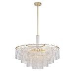 Люстра многоярусная с каскадами кристаллов Crystal Rains варинант исполнения - 3 | Loft Concept в Ижевске