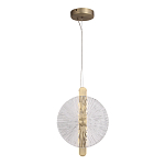 Подвесной светильник с круглым стеклянным плафоном Gingham варинант исполнения - 4 | Loft Concept в Ижевске