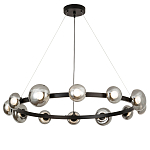 Светодиодная кольцевая люстра IONA Сhandelier black варинант исполнения - 4 | Loft Concept в Ижевске