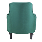 Кресло с мягкой обивкой из велюра на 4-х ножках из массива березы Scarlett Armchair green варинант исполнения - 3 | Loft Concept в Ижевске