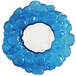Дизайнерское Зеркало из синего стекла Blue Bubbles Mirror  варинант исполнения - 3 | Loft Concept в Ижевске