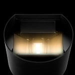 Уличный настенный светильник цилиндрической формы черного цвета из металла Urban Minimalist варинант исполнения - 5 | Loft Concept в Ижевске