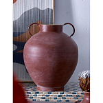 Ваза бордовая с 2-мя фактурными ручками Vase Burgundy Glaze варинант исполнения - 5 | Loft Concept в Ижевске