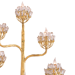 Бра золотое в виде растения Golden Flower Glade варинант исполнения - 1 | Loft Concept в Ижевске