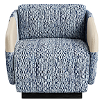 Дизайнерское Кресло William с кожаными подлокотниками  варинант исполнения - 2 | Loft Concept в Ижевске