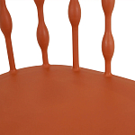 Пластиковый стул на ножках из массива бука Ferret Spiral Brown варинант исполнения - 6 | Loft Concept в Ижевске