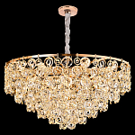 Люстра каскадная с подвесками в форме колец Galaxy of Light варинант исполнения - 7 | Loft Concept в Ижевске