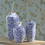 Ваза с синим цветочным узором Blue & White Ornament  варинант исполнения - 4 | Loft Concept в Ижевске