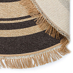 Ковер из комбинированного состава с узором Circles of goodness варинант исполнения - 4 | Loft Concept в Ижевске