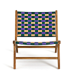 Кресло низкое из массива тика Barbados варинант исполнения - 3 | Loft Concept в Ижевске