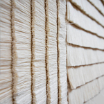 Большое Панно Абстракция белые нити Huipil Wall Hanging варинант исполнения - 2 | Loft Concept в Ижевске