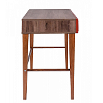 Стол письменный из массива бука с 2-мя ящиками красный Wenge Light варинант исполнения - 2 | Loft Concept в Ижевске