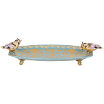 Блюдо фарфоровое Экзотические птички Vivole варинант исполнения - 1 | Loft Concept в Ижевске