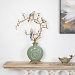 Фарфоровый подсвечник с бронзовым декором Eden Garden варинант исполнения - 4 | Loft Concept в Ижевске