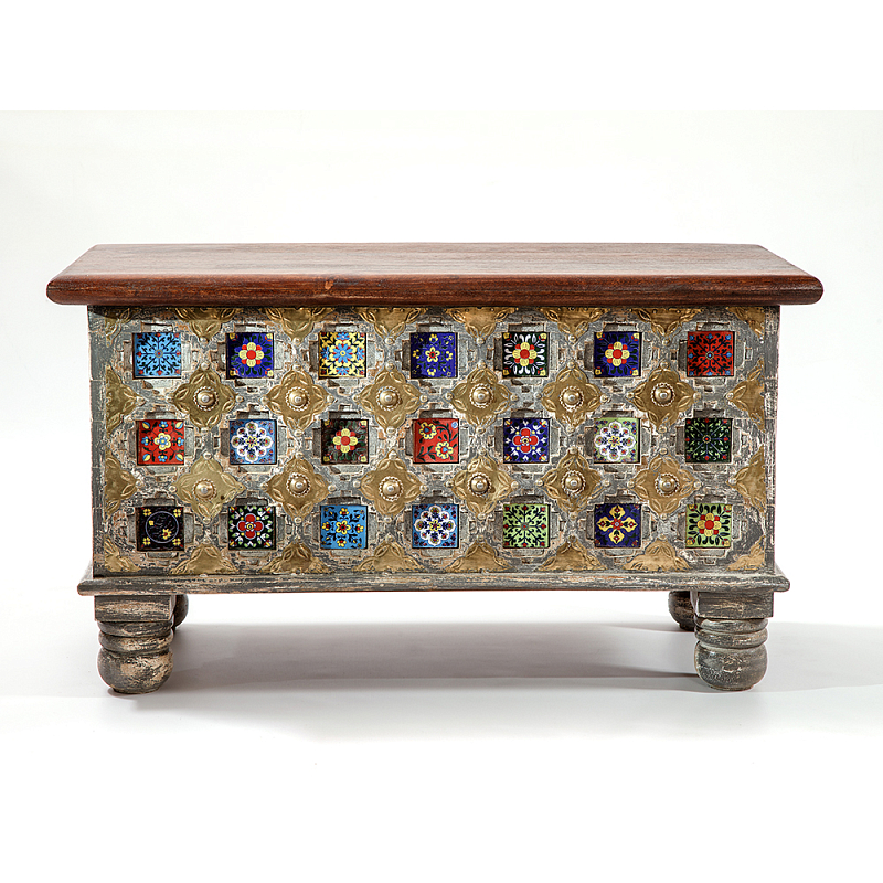 Сундук Multi-colored Inlay Мульти в Ижевске | Loft Concept 