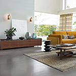 Фигурный приставной столик черного цвета AMORPHOUS варинант исполнения - 8 | Loft Concept в Ижевске