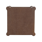 Приставной столик деревянный с резными ножками и нижней полкой Vintage Side Table Brown Wood варинант исполнения - 2 | Loft Concept в Ижевске