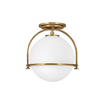 Потолочный светильник с плафоном в форме белого матового шара Hinkley варинант исполнения - 13 | Loft Concept в Ижевске