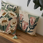 Подушка с цветочным принтом Blooming Elegance Lily варинант исполнения - 7 | Loft Concept в Ижевске