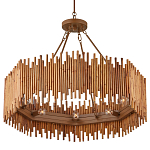 Люстра с абажуром из ротанга Wicker Furniture варинант исполнения - 3 | Loft Concept в Ижевске