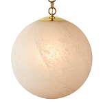 Подвесной светильник в форме шара из белого текстурного стекла Atmosphere варинант исполнения - 1 | Loft Concept в Ижевске