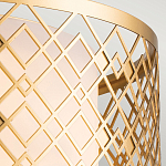 Потолочный светильник золотого цвета с каркасом в виде геометрических ромбов Elstead Lighting варинант исполнения - 4 | Loft Concept в Ижевске