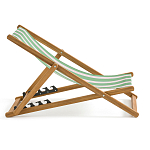 Шезлонг из акации и ткани Argentina варинант исполнения - 5 | Loft Concept в Ижевске